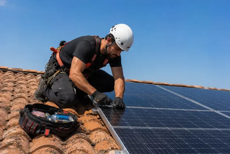 Maintenance et monitoring de panneaux solaires à Fargues